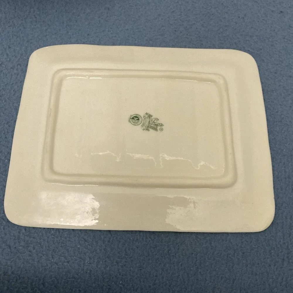 Belleek Irish Fine Parian Porcelain Yellow Cottage House Butter/Cheese Dish